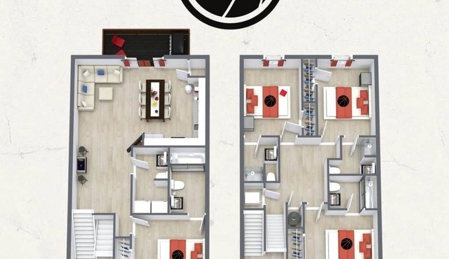 Bobby Knight Hall - 4 Bd Townhome by IU Sports
