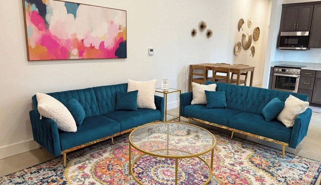 Boho Bliss is a 1BR retreat in Mount Pilot Hideaways in Downtown Pilot Mountain