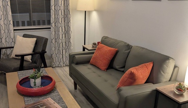 Boho Haven - Stylish 1BR King Condo, Upstairs Retreat - Clothing Optional