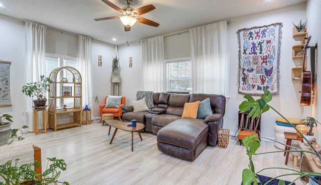 Boho Home w/Deck & Yard in Republic, Pets Welcome