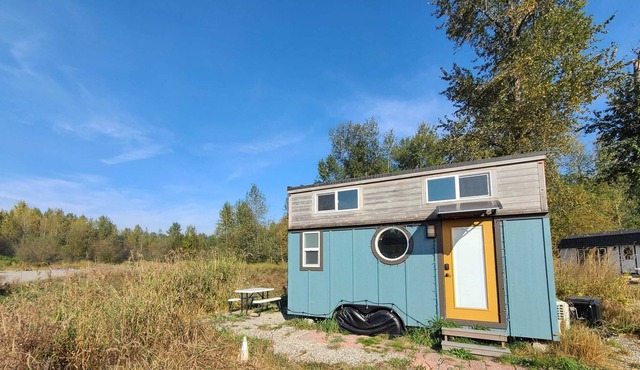 Boho Micro Tiny Home On The Farm In Buckley