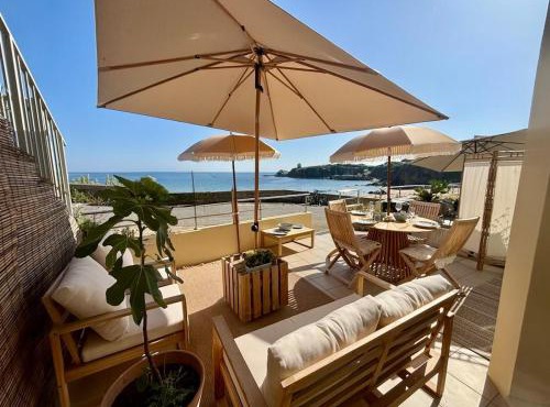 "Bol de mer", vue mer sur la plage des Grands Sables, Clohars-Carnoët