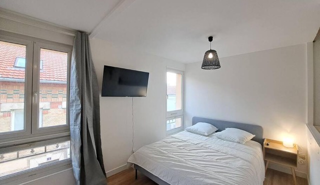 Bologne, studio cozy climatisé