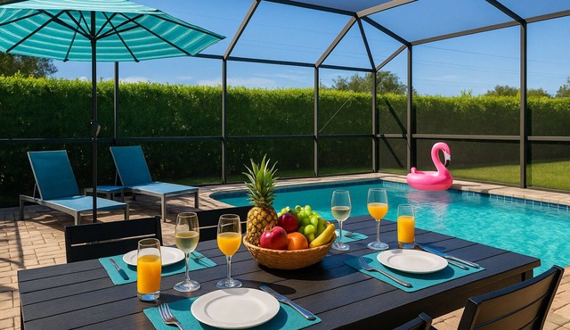 Bonita Beach Villa, private heatable pool, close to beaches, highspeed wifi