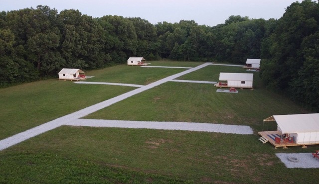 Book All 5 Glamping Units near Roaring River Park