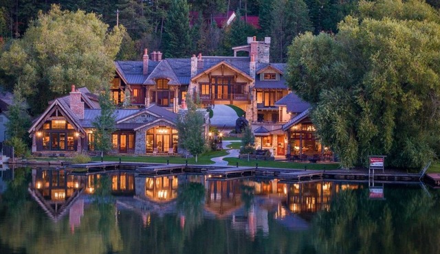 Book for Winter! Waterfront with Private Dock at Bear Dance! Flathead Lake!