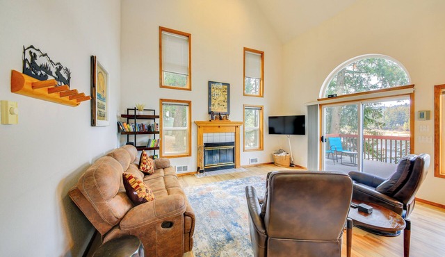 Book your next Bayview getaway at this 2-bedroom, 3-bath lakefront retreat on Lake Pend Oreille! Designed for relaxation and adventure, this home features cozy living spaces, a spacious deck with a hot tub, and stunning water and mountain views.