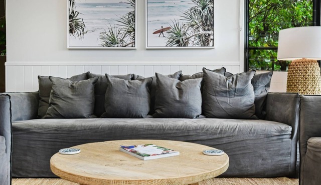 Boom 2 is only a short stroll from surfing, swimming and the golden sands of Boomerang Beach.