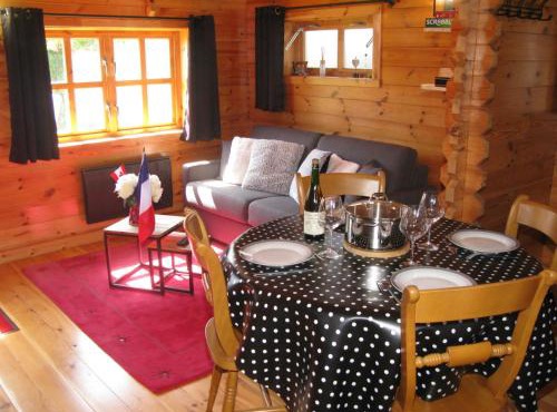 bord de mer, chalet en bois