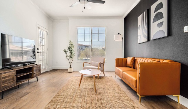 Boulevard Stays 1BR by Stadium Pool, Parking, Gym 09
