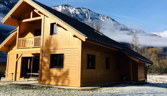 BOURG D'OISANS/ALPE d'HUEZ ★ CHALET Bois & Nature with panoramic view