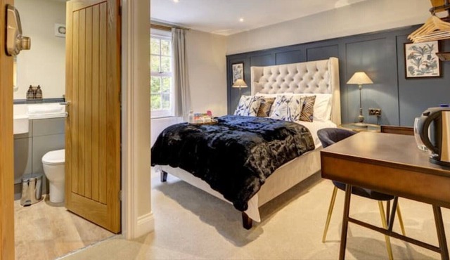 Boutique bedroom within guesthouse