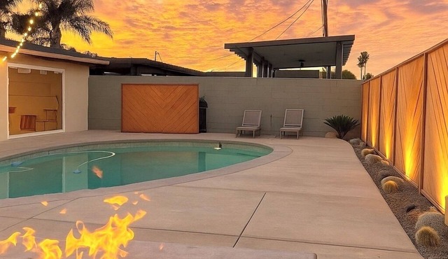 Boutique Pool plus Studio 5BR, 12 Guests, Disney 14m