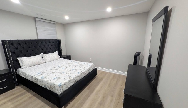 Brand New 3BR/2BA Basement Apartment near Toronto | Free Parking | Huge Backyard