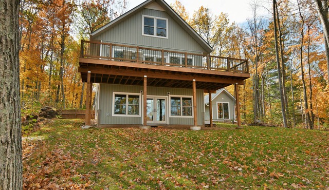 Brand New 5 Bedroom Lakefront Home On Clear Water Lake Near Hayward, WI