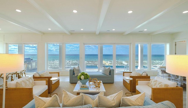 Brand New 6 Bedroom, 6 Full Bath and one1/2 Bath/Gulf Front Home/Private Pool