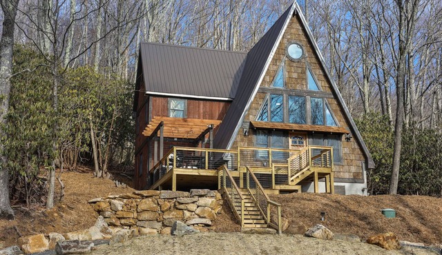 Brand New A-Frame Cabin on Beech Mountain!