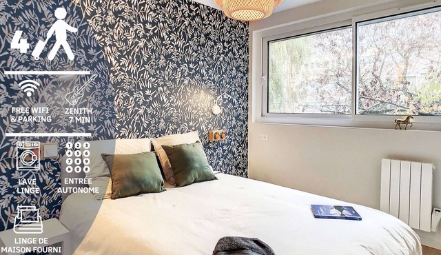 Brand new Ancely apartment with aero decor - free parking - Near Blagnac