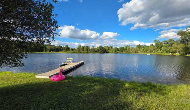 Brand New Barndominium on 40 Acres with Private Lake