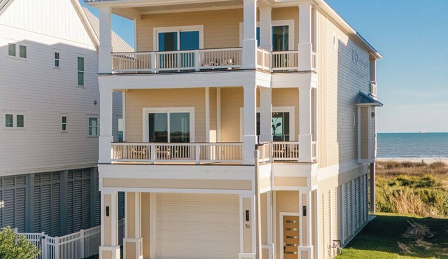 BRAND NEW Beachfront House Amazing OceanViews Elevator BestLocation Galveston!