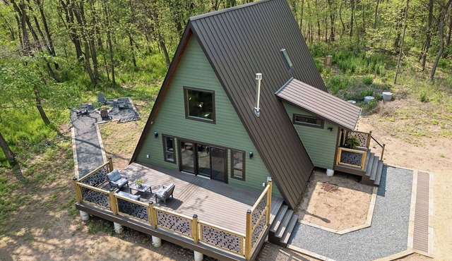 Brand NEW build. A-frame 2bed+/2bath. Nature paradise. Pepin, WI.