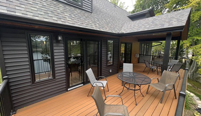 BRAND NEW BUILD! Family-sized lakefront home! 15 minutes West of Clare MI.