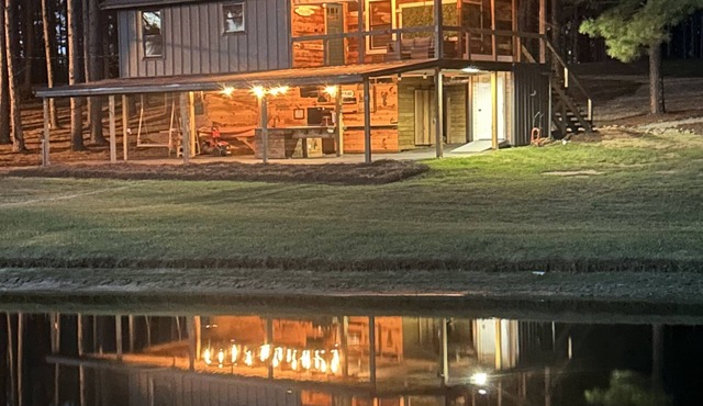 Brand New Cabin overlooking lake with great fishing!