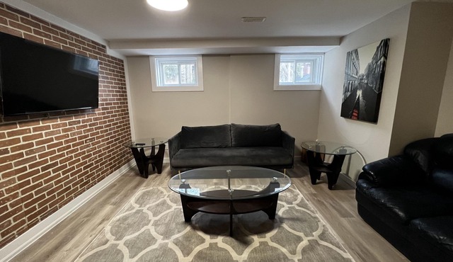 Brand new charming & cozy 1 bed/1 bath lower apartment