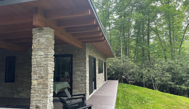 Brand new completed June 2025 with Hot tub and River