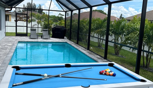 Brand New Construction Heated Salt Water Pool Home, Paradise in Cape Coral! 🌴