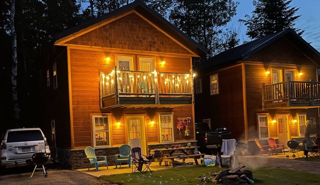 Brand New Cottage, located on 4th Lake, walking distance to town.