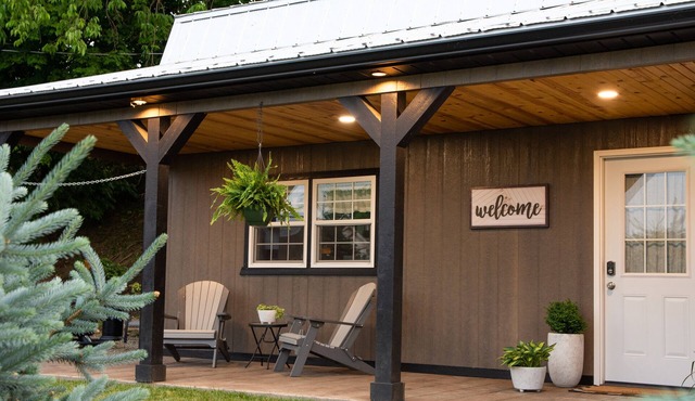 Brand new cottage with grilling patio.