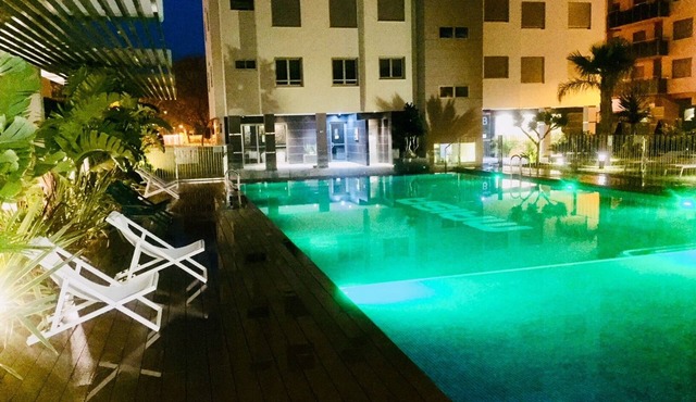 Brand new cozy apartment few steps from the beach, with pool, terrace and WiFi