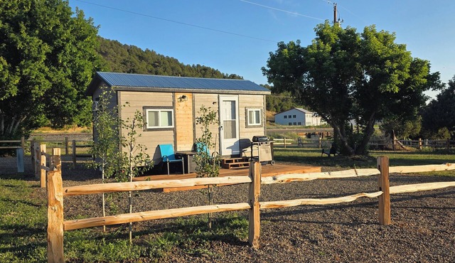 Brand new Cozy cabin/tiny home. Very cute, clean w/Senic views. Private & quiet