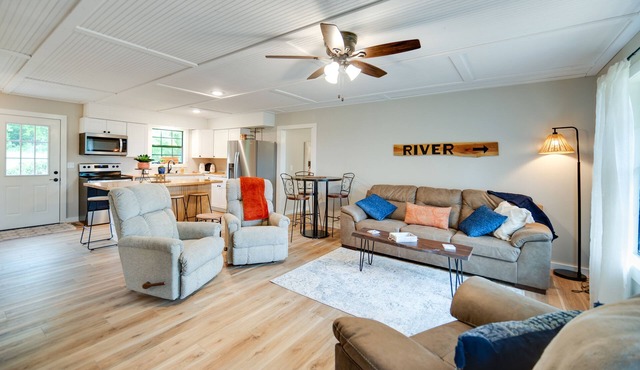Brand New Farmhouse Style Listing with views of the beautiful Spring River!