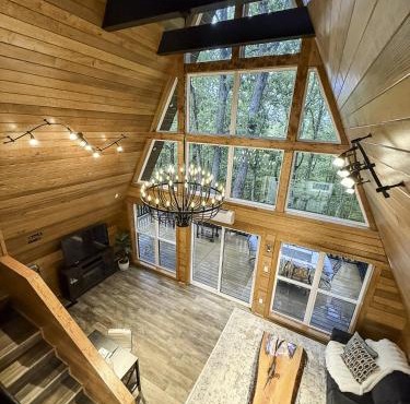 Brand New Fox Hill Cabin Where Country Charm nearby Hot Springs