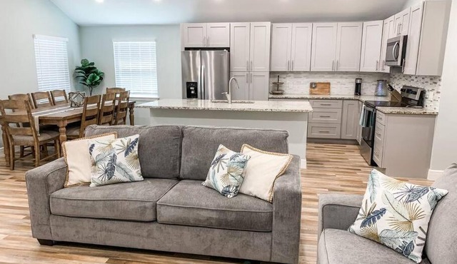 BRAND NEW gorgeous water front home on Caney Creek