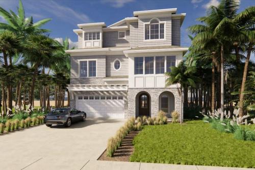 Brand New Home on Sunset Beach with Pool