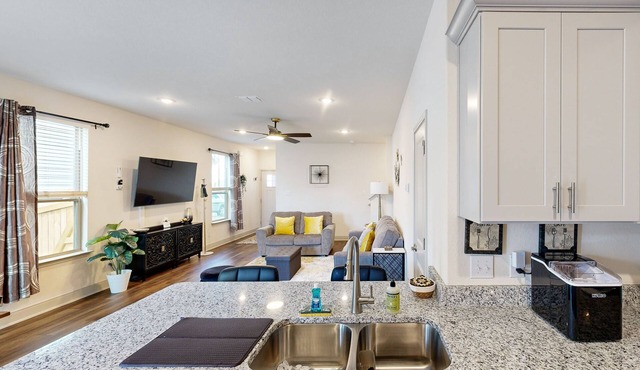 Brand new home with enclosed backyard