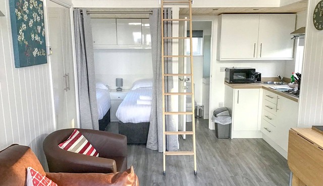 Brand new in 2019. Comfortable pod perfect for short stays.