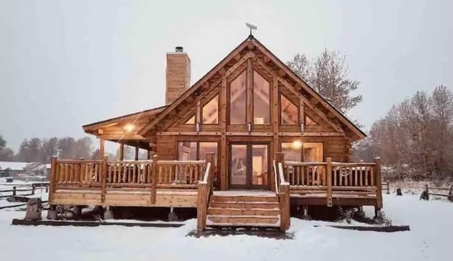 Brand New Log Home in Chester Ca, Meadow View