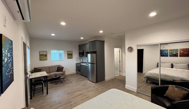 Brand-New Modern Studio with Your Own Private Yard Oasis