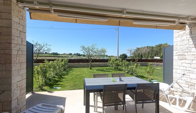 Brand New Modern studio apartment for 2+1 guests with shared pool