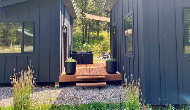 BRAND NEW OFF GRID CABINS ON THE CREEK!