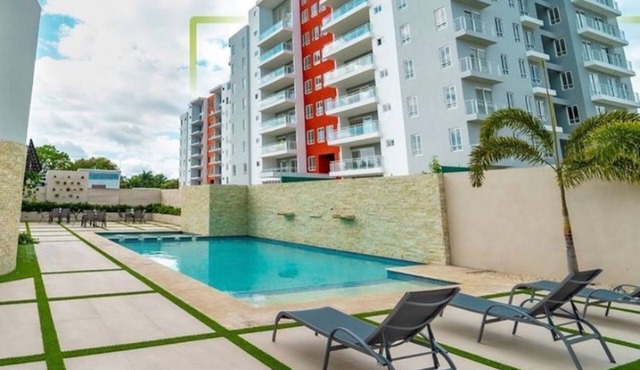 brand new penthouse with poolview