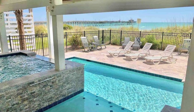 Brand New Pool! Oceanfront! Sleeps 26!