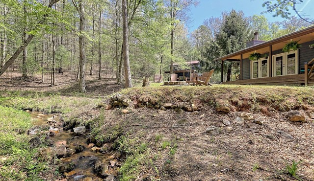 BRAND NEW! Romantic bungalow w/hot tub- minutes from downtown Blue Ridge