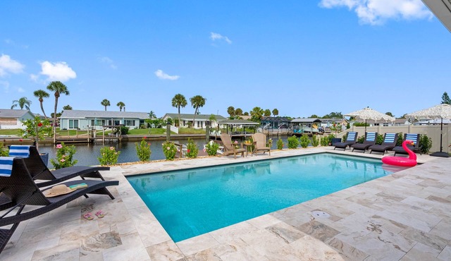 Brand New Saltwater Pool! - Waterfront Canal - Luxury Home