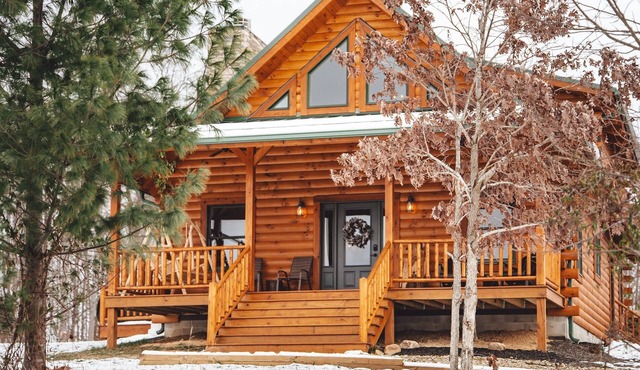 Brand New Secluded Cozy Cabin with Hot-Tub, Fireplace, Game Loft-Pet Friendly!