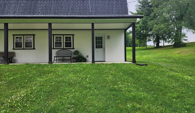 Brand new studio apartment with queen bed, queen pull out, WIFI and AC .